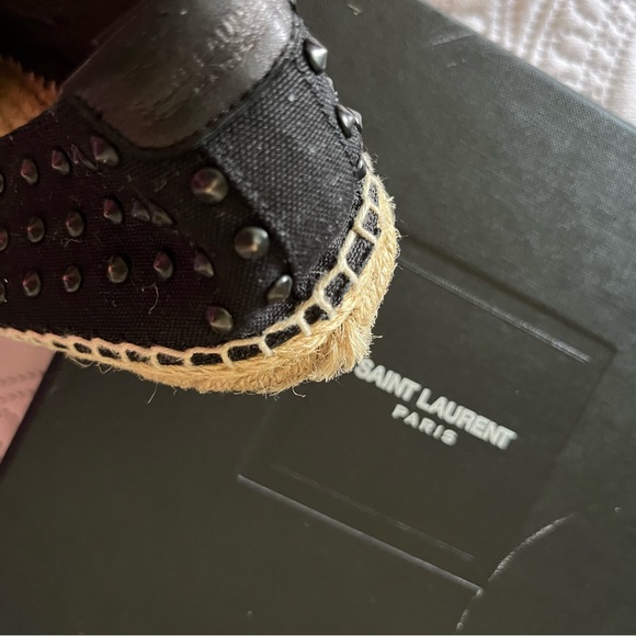 Saint Laurent Studded Accents Espadrilles - Picture 13 of 14